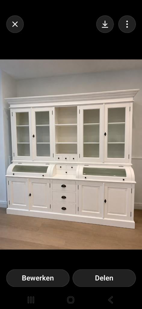 Vitrine/buffet robuste rural, Enlèvement