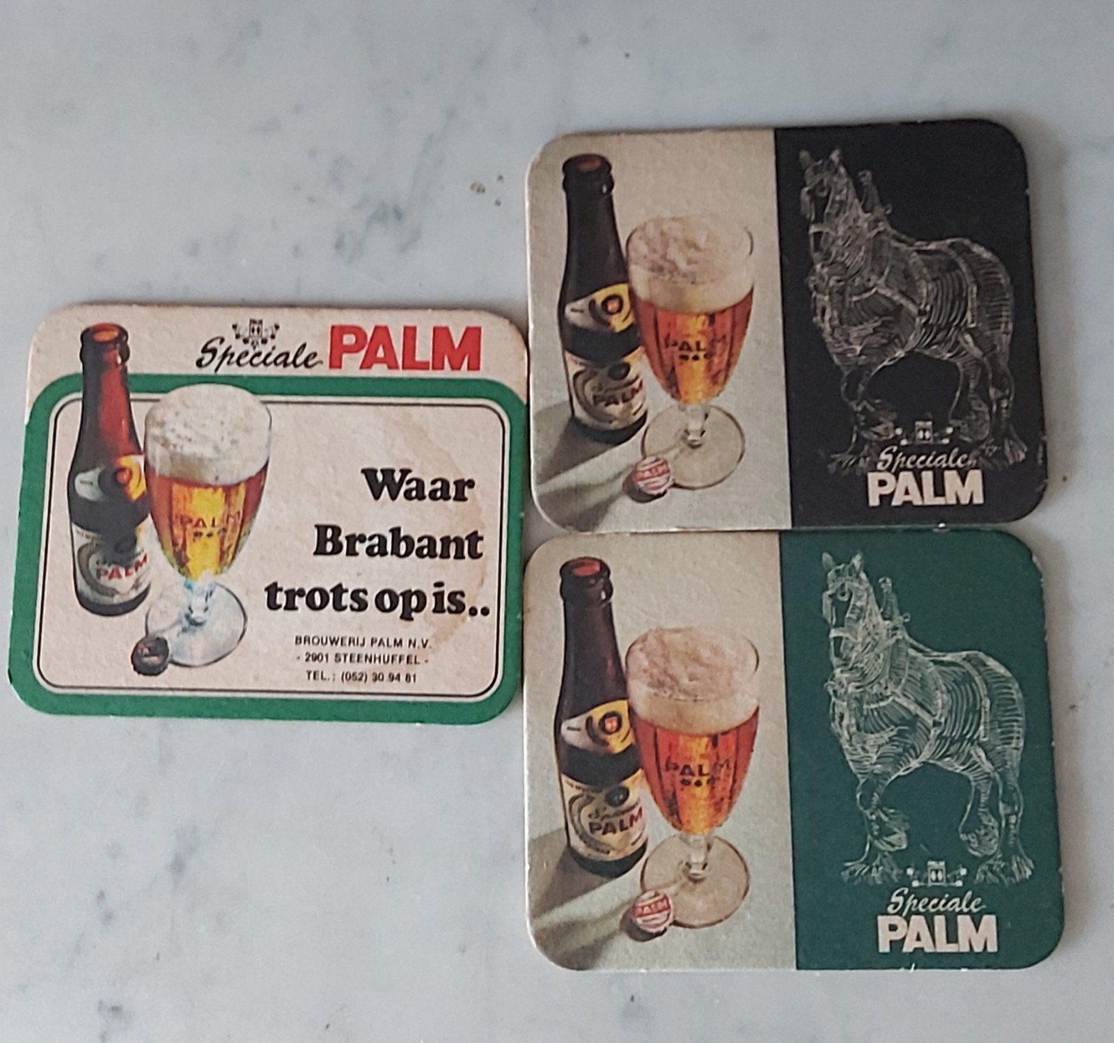 Palm zeer oude bierkaartjes
3 stuks, Ophalen of Verzenden
