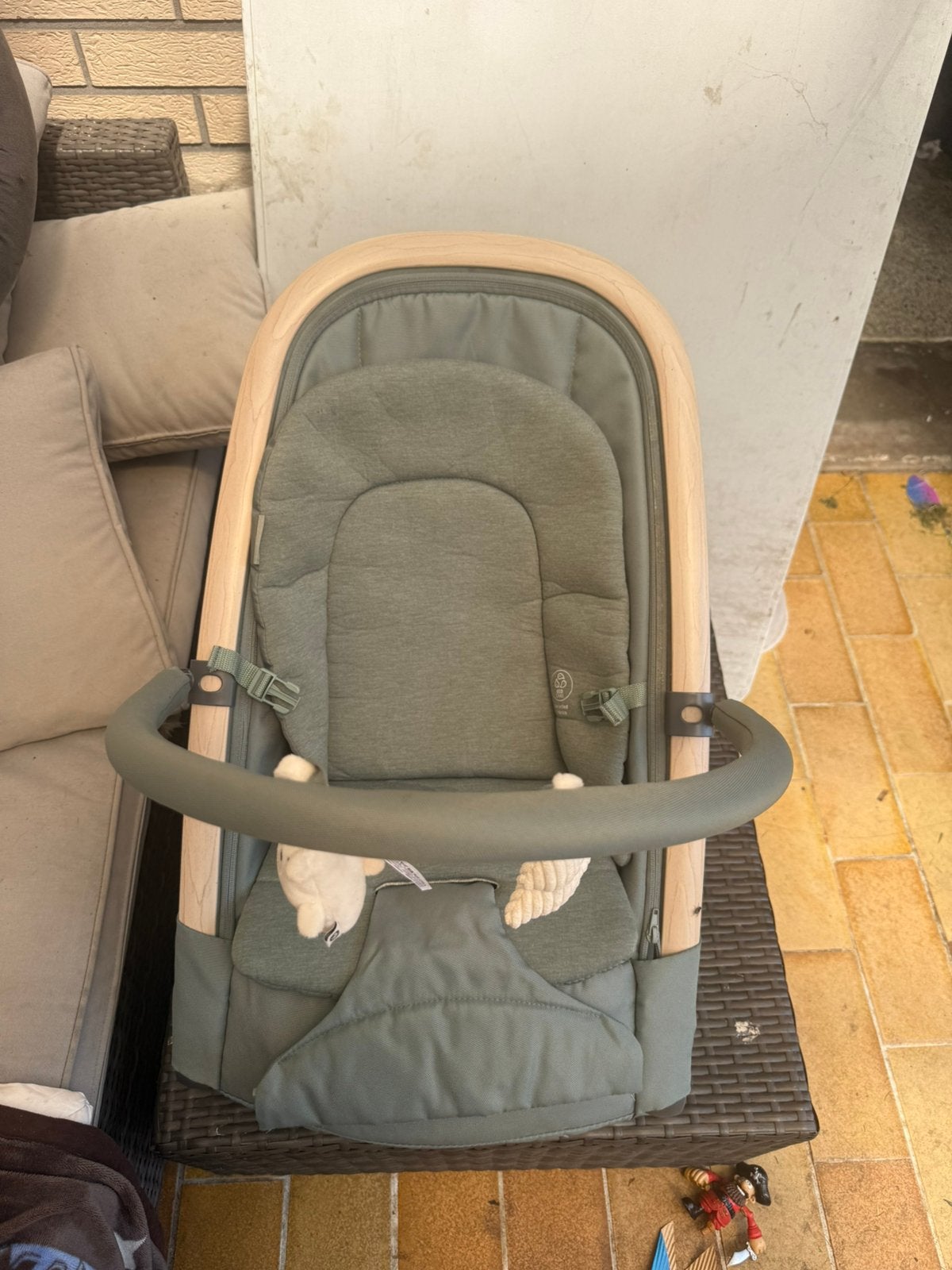 Kinder relax te koop zo goed als nieu, Enlèvement, Comme neuf, Chaise rebondissante