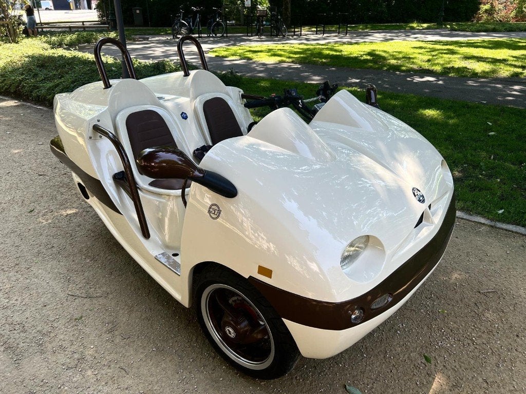 Sunstrike 50cc | 60 ans de Vespa | Rare | Avec remorque, Vélos & Vélomoteurs, Autres modèles, Classe B (45 km/h), Enlèvement, Utilisé