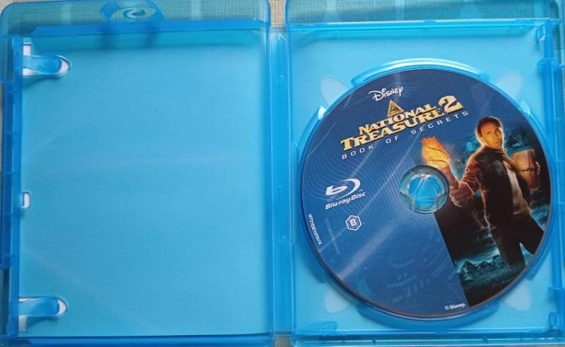 blu ray NATIONALE TREASURE 2 WALT DISNEY NICOLAS CAGE, Ophalen of Verzenden, Zo goed als nieuw