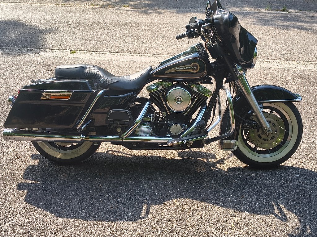 Harley davidson flht 1997, Motoren, 2 cilinders, Sportuitlaat, 1340 cc, Motorrijbewijs A
