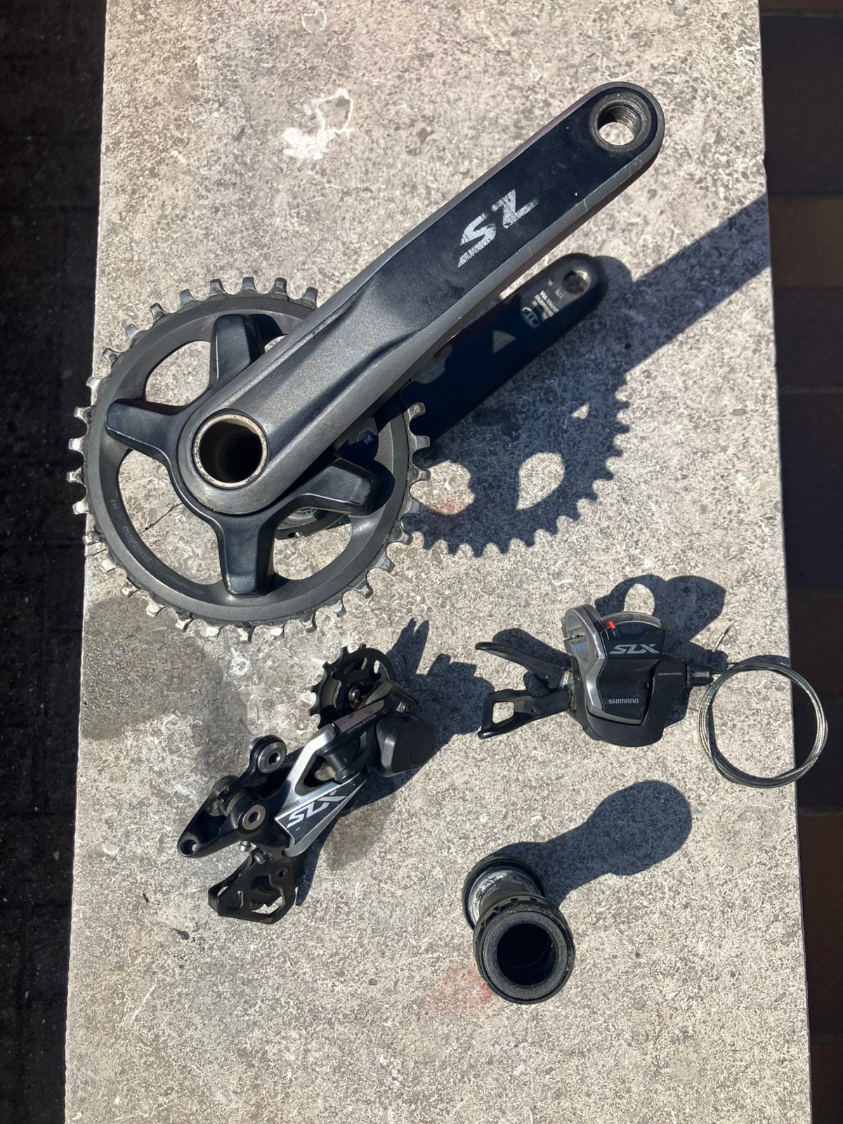 Shimano SLX 1x11, Fietsen en Brommers, Fietsonderdelen, Gebruikt, Mountainbike, Ophalen of Verzenden