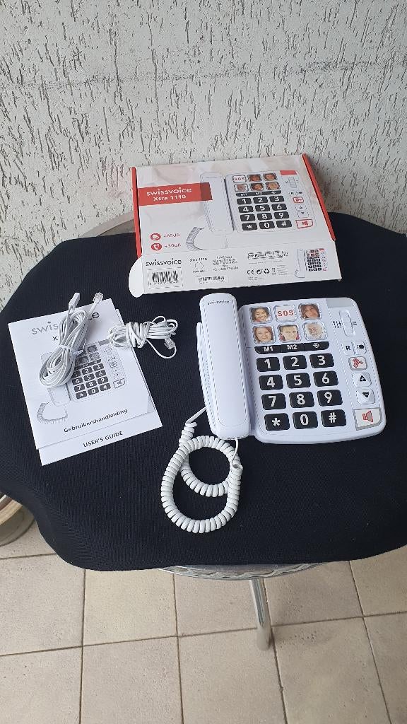 Senioren telefoon met grote toetsen: Swissvoice Xtra 1110, Telecommunicatie, Vaste telefoons | Niet Draadloos, Ophalen of Verzenden