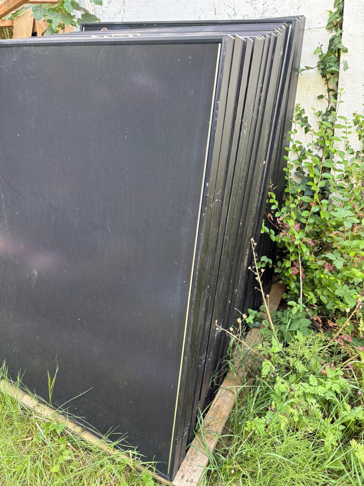 Set van 27 zonnepanelen, Doe-het-zelf en Bouw, Ophalen, Gebruikt, Paneel, 100 tot 200 wattpiek