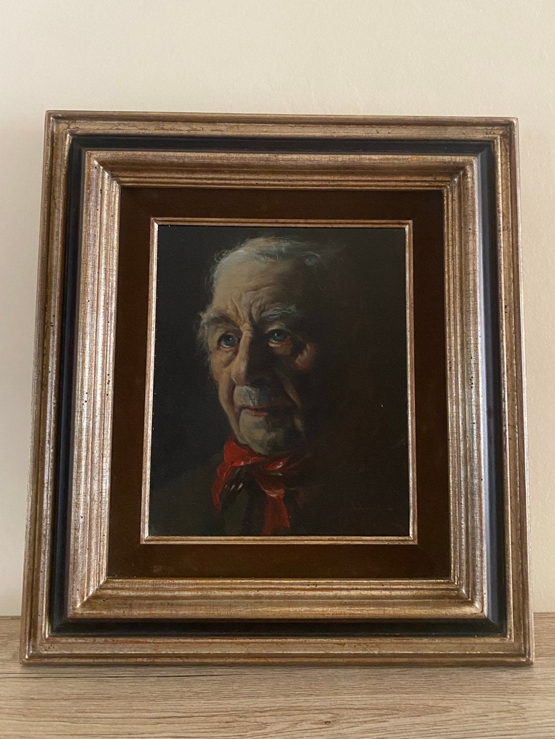 Klassiek olieverfschilderij – Portret van een oudere man, Ophalen, Klassiek