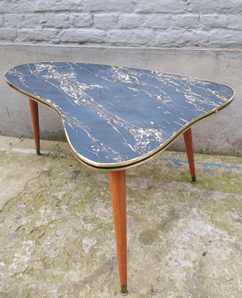 Vintage Free-form Vintage statieftafel uit de jaren 60, Ophalen