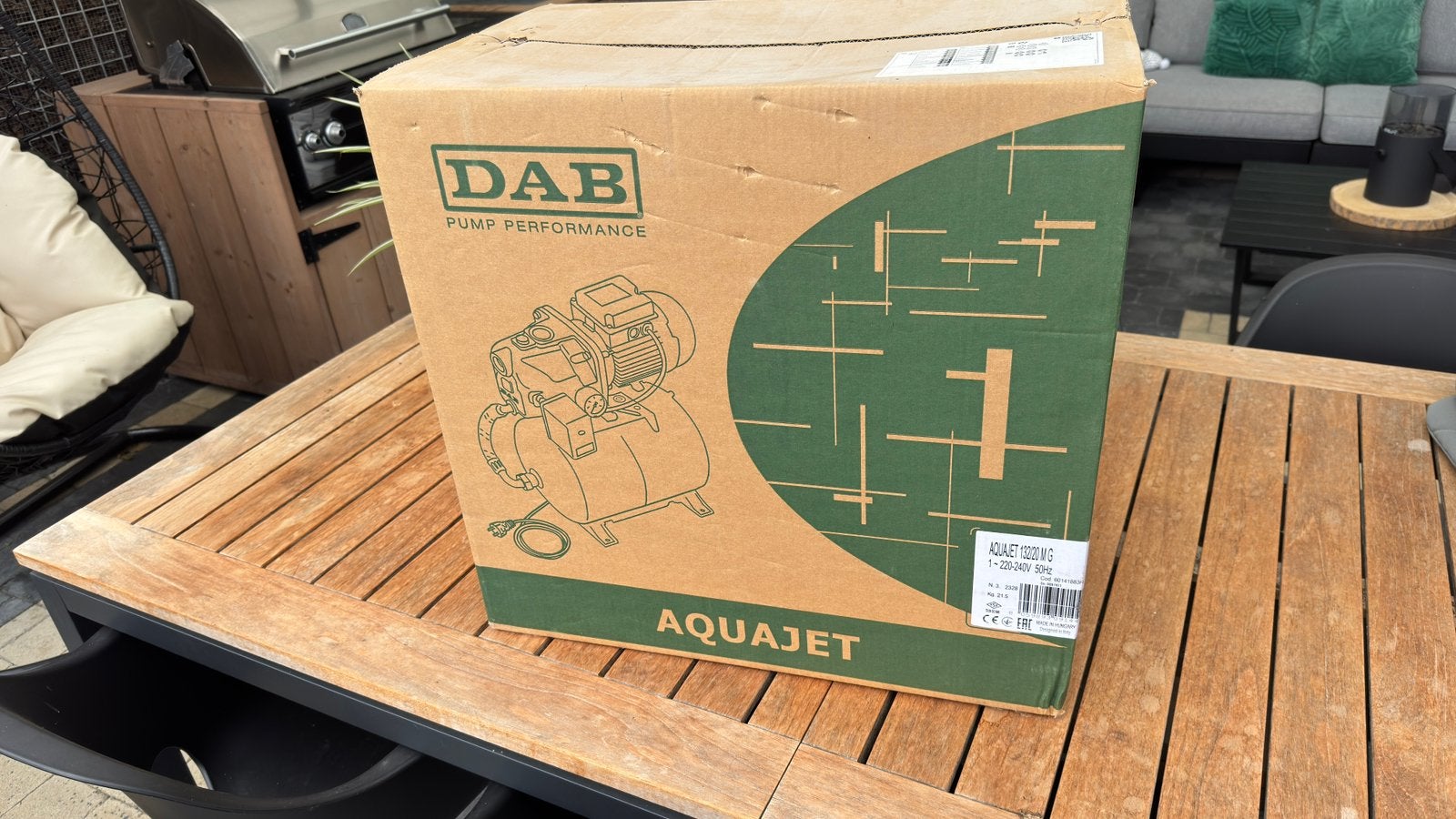 Dab pomp nieuw, Tuin en Terras, Ophalen, Nieuw