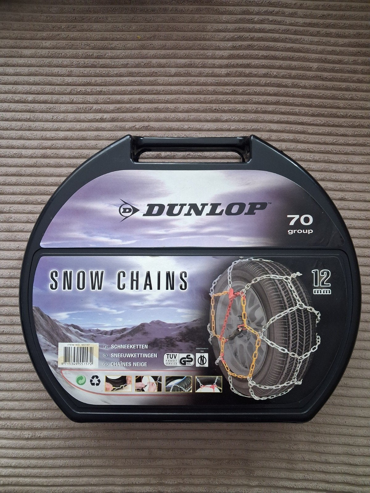 Dunlop sneeuwkettingen - Groep 70 (12mm), Ophalen, Nieuw