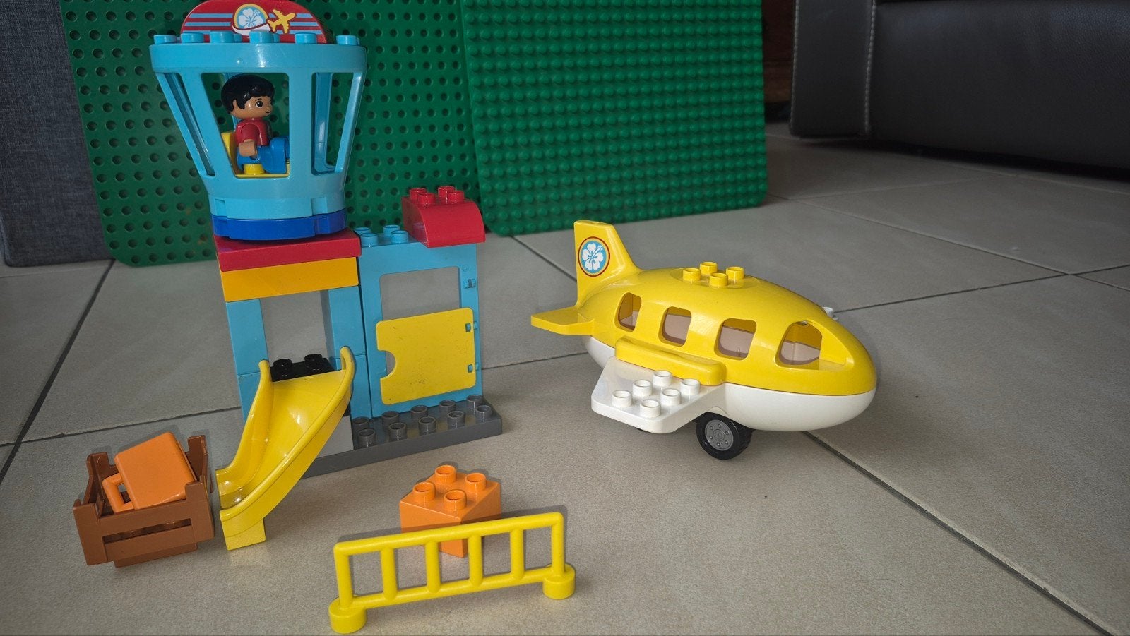 duplo vliegtuig, Ophalen