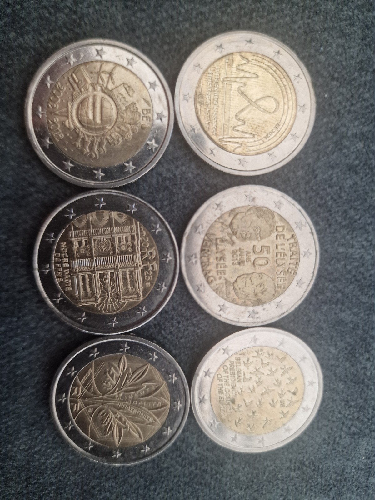2 euromunten, Ophalen
