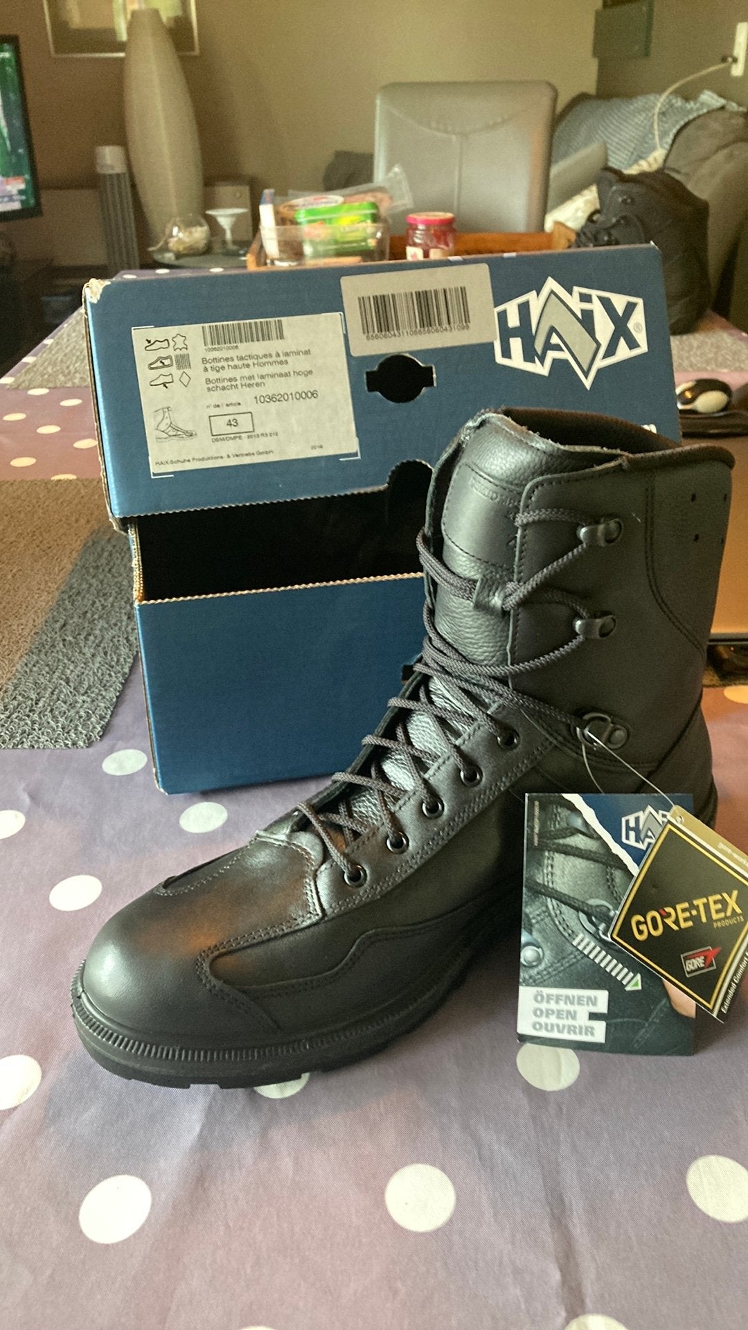 A vendre bottines HAIX tige haute taille 43, Enlèvement, Neuf, Chaussures à lacets