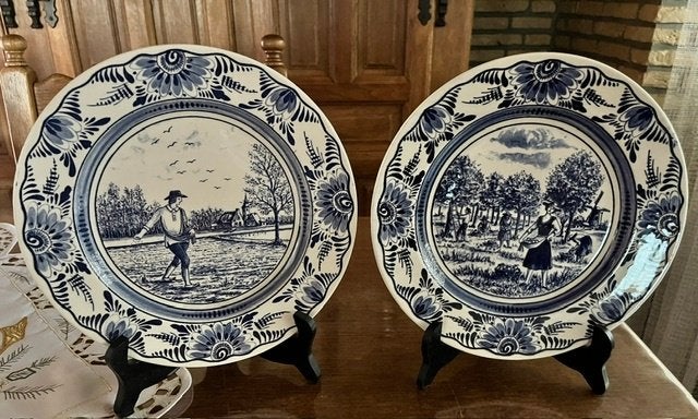 Sierborden met Godsdienstige taferelen, Antiek en Kunst, Ophalen of Verzenden