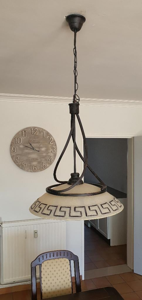Stijlvolle hanglamp met uniek patroon, Modern, klassiek, mediterraans, grieks, Verre, Comme neuf, Enlèvement