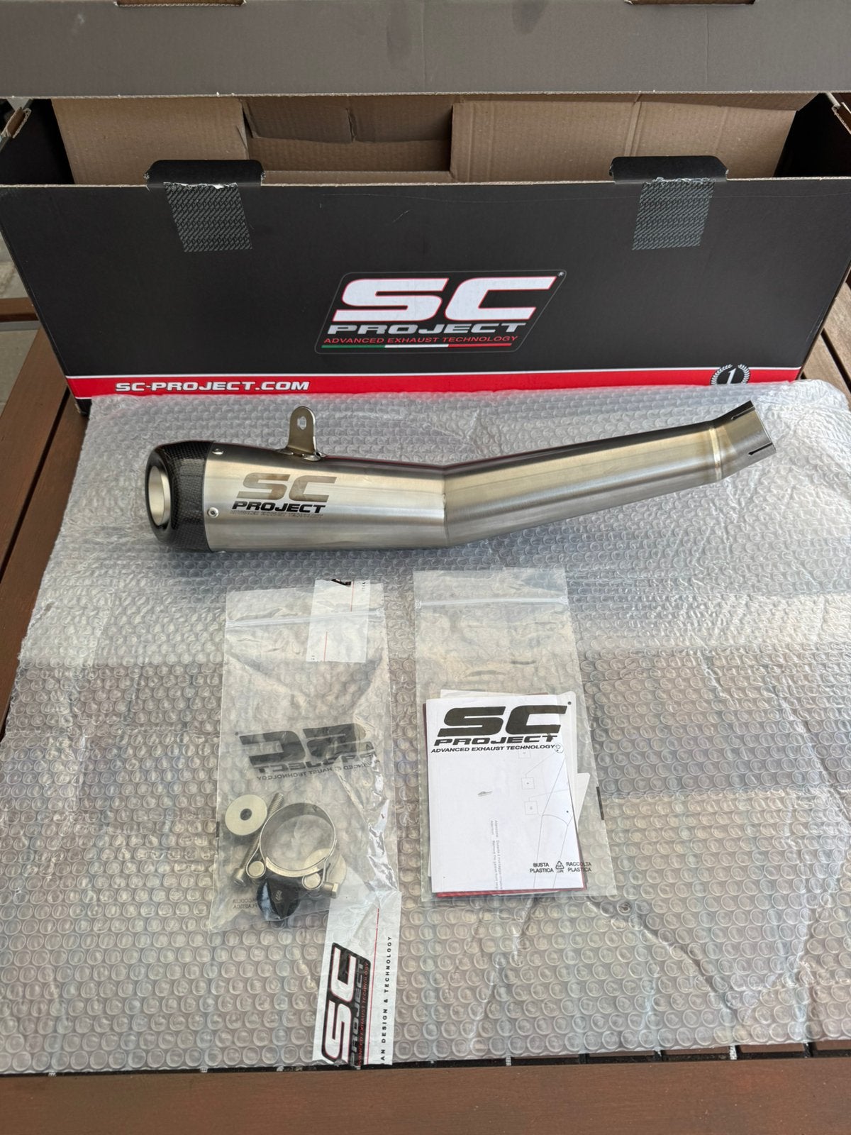 SC Project uitlaat Triumph Street Triple 675 R/RX 2013–2016, Hobby en Vrije tijd, Ophalen of Verzenden, Nieuw