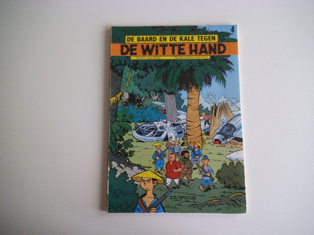 Baard en Kale 4 De witte hand 1979, Gelezen, Eén stripboek, Ophalen of Verzenden, Rosy