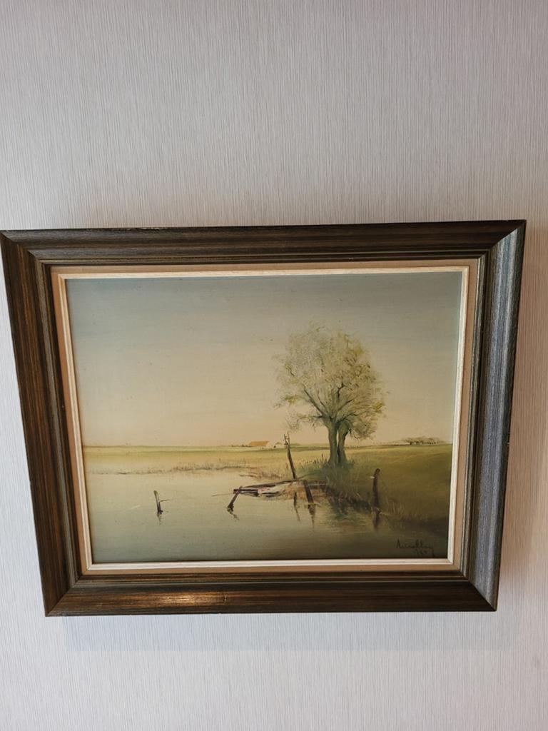 Schilderij op doek, Ophalen