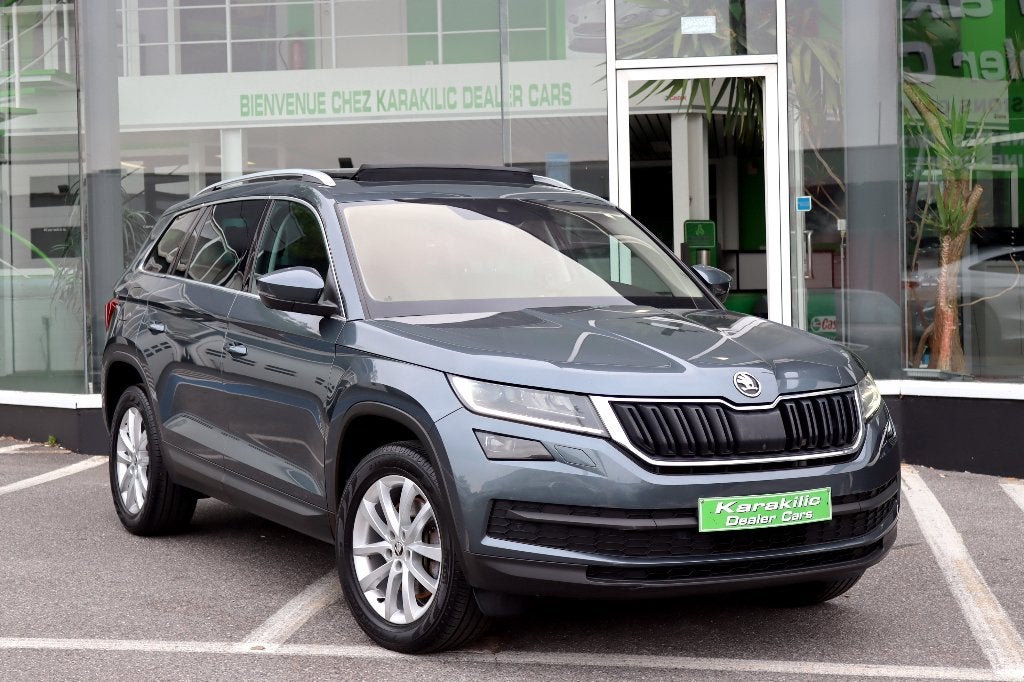 SKODA KODAIQ 7PLACES 2.0TSI 180CV 4X4 DSG PANO GPS CAMERA, Cuir, Argent ou Gris, Achat, Euro 6
