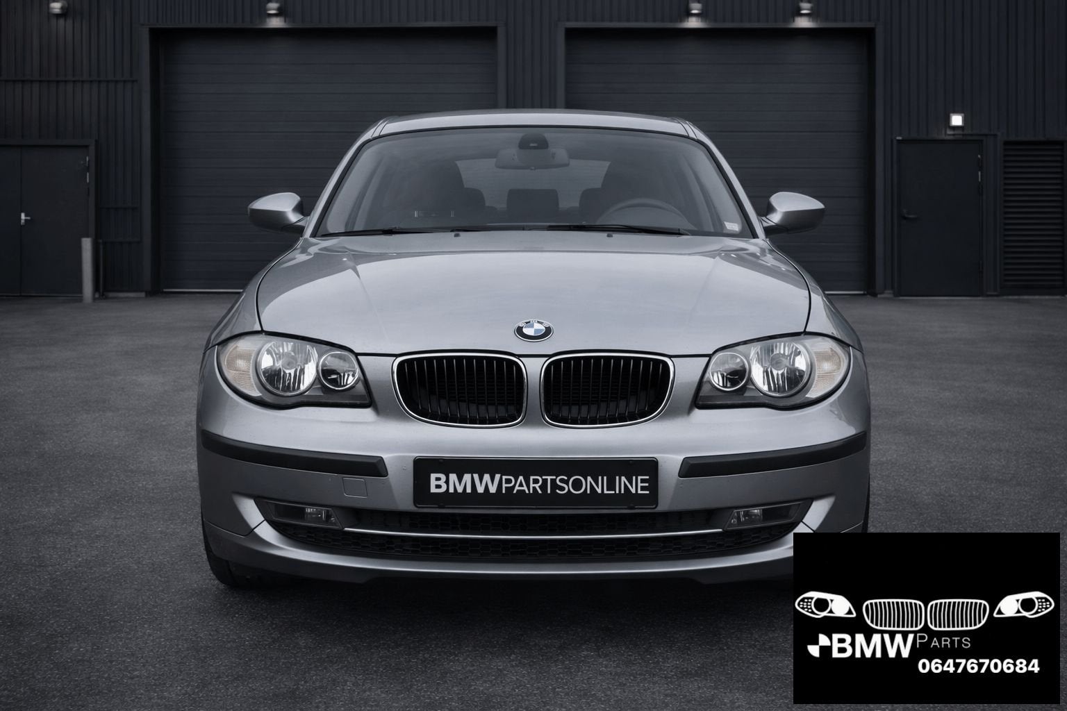 Voorkop Bmw 1-Serie E81 E87 LCI spacegrau A52, Auto-onderdelen, Gebruikt, -, Ophalen of Verzenden, Bumper