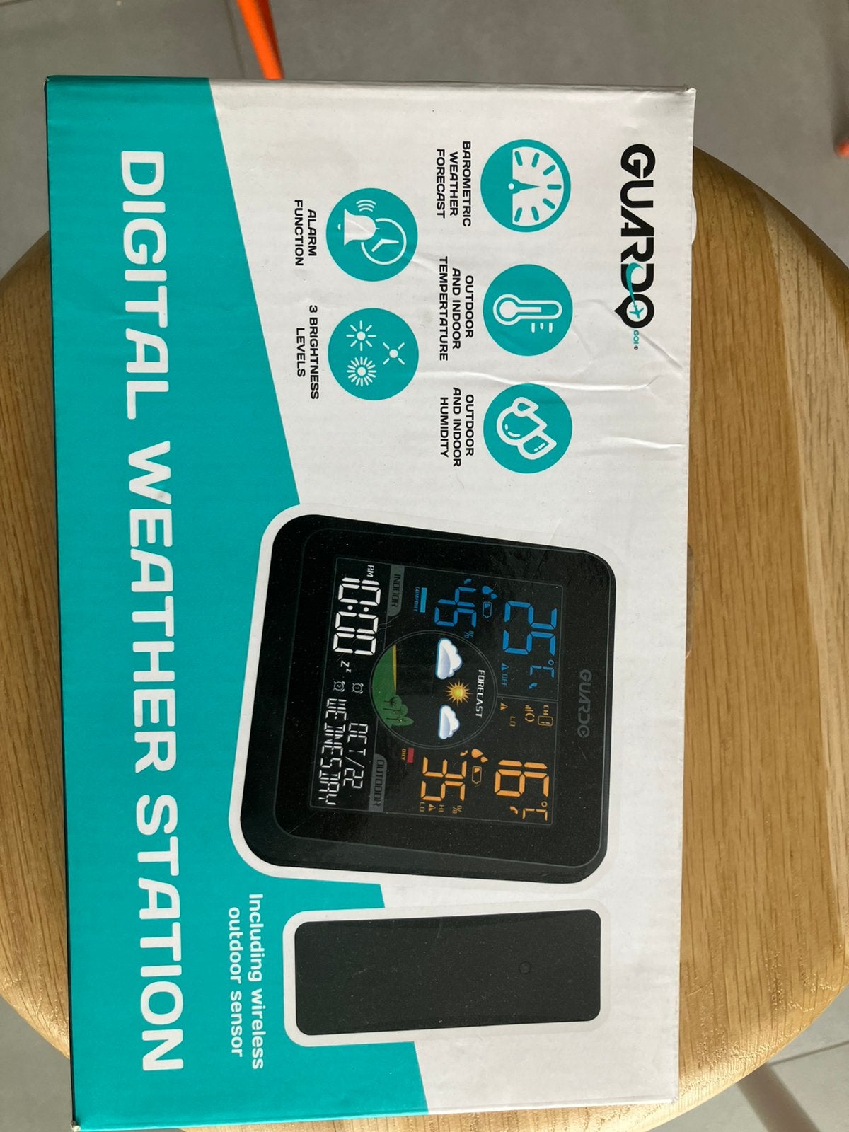 Guardo digitaal weerstation, Maison & Meubles, Accessoires pour la Maison | Thermomètres, Neuf, Enlèvement ou Envoi, Autres marques