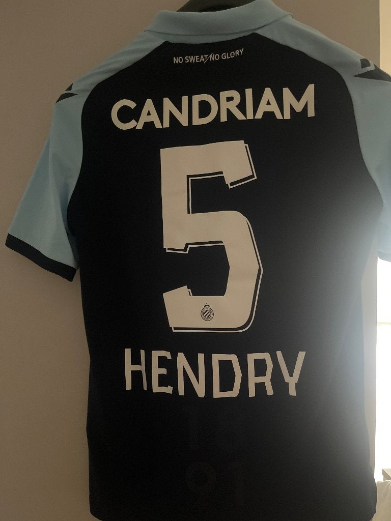 Hendry club brugge, Verzamelen, Ophalen of Verzenden, Zo goed als nieuw, Shirt