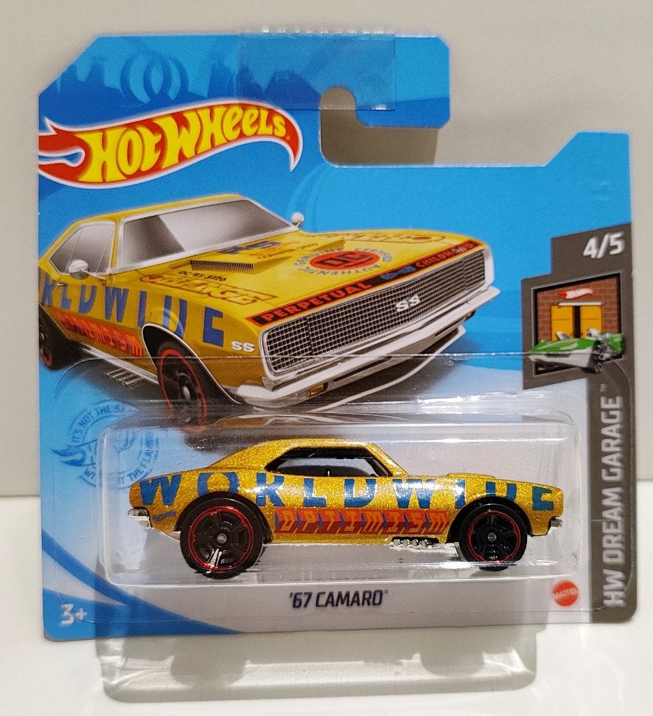 Hot Wheels `67 Camaro Chevrolet SS Muscle Car Goud (2021), Ophalen of Verzenden