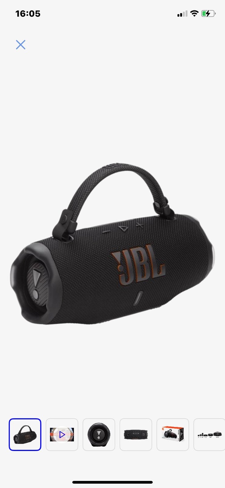 JBL Charge 6 Bluetooth speaker - perfecte staat - ophalen, Games en Spelcomputers, Ophalen, Zo goed als nieuw