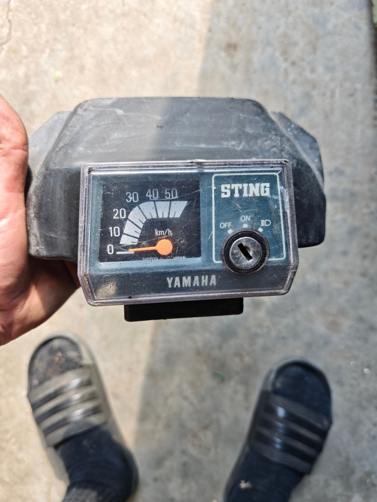 Yamaha sting teller, Fietsen en Brommers, Ophalen