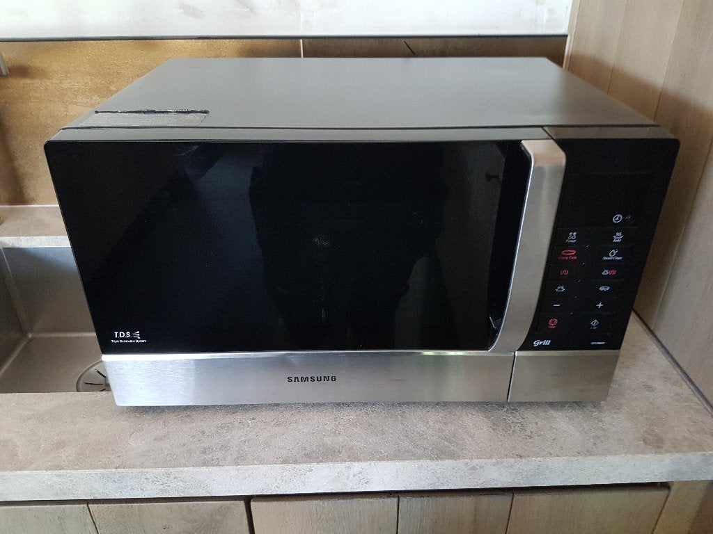 microgolfoven met grill samsung, Ophalen, Microgolfoven, Crisp, Zo goed als nieuw