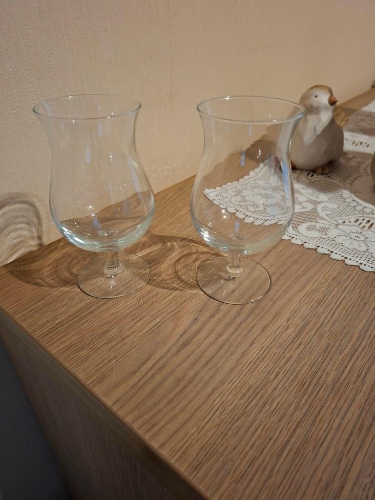 2 glazen voor sangria of coctail, Enlèvement ou Envoi, Comme neuf, Autres types