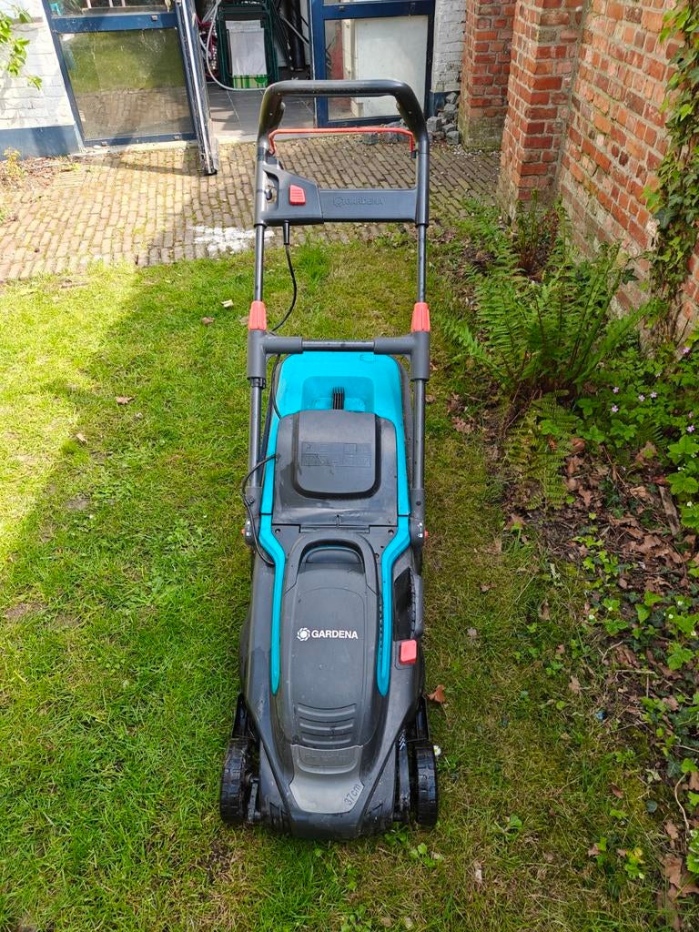 Gardena grasmaaier, Ophalen, Elektrische grasmaaier, Opvangbak