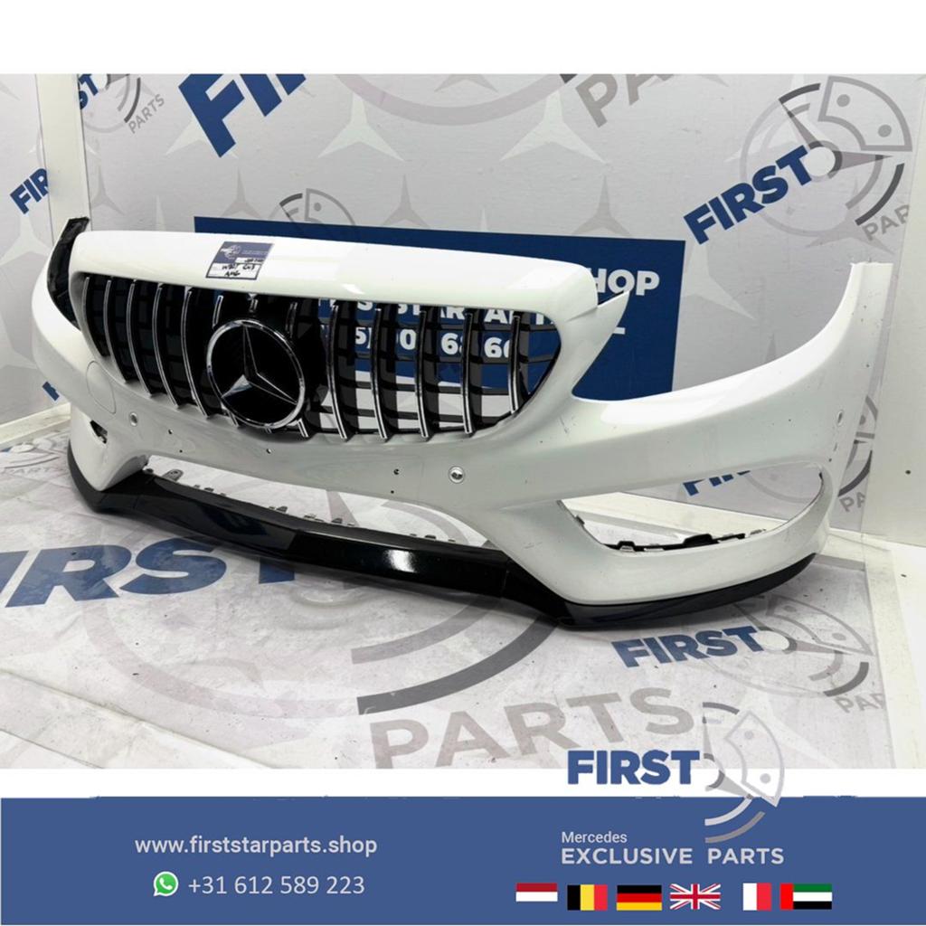 W205 C43 AMG VOORBUMPER C KLASSE BUMPER + PANAMERICANA GRIL, Auto-onderdelen, Gebruikt, -, Voor, Ophalen of Verzenden