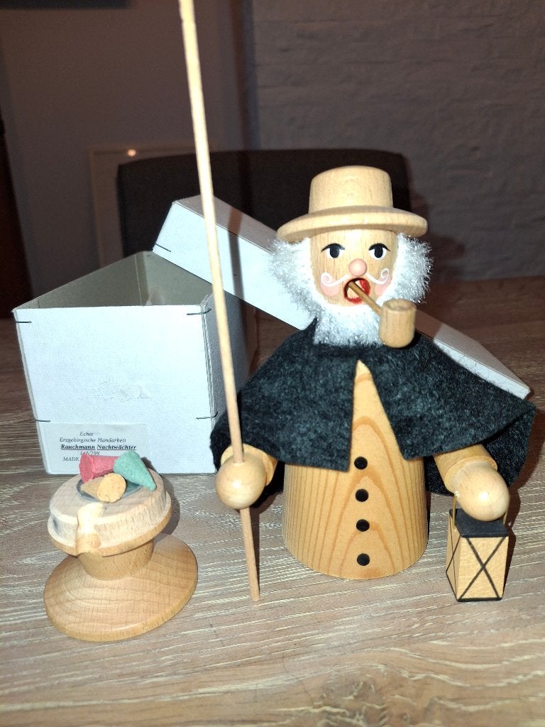 Vintage Erzgebirge houten wierookroker Duitse kerst, Ophalen, Zo goed als nieuw