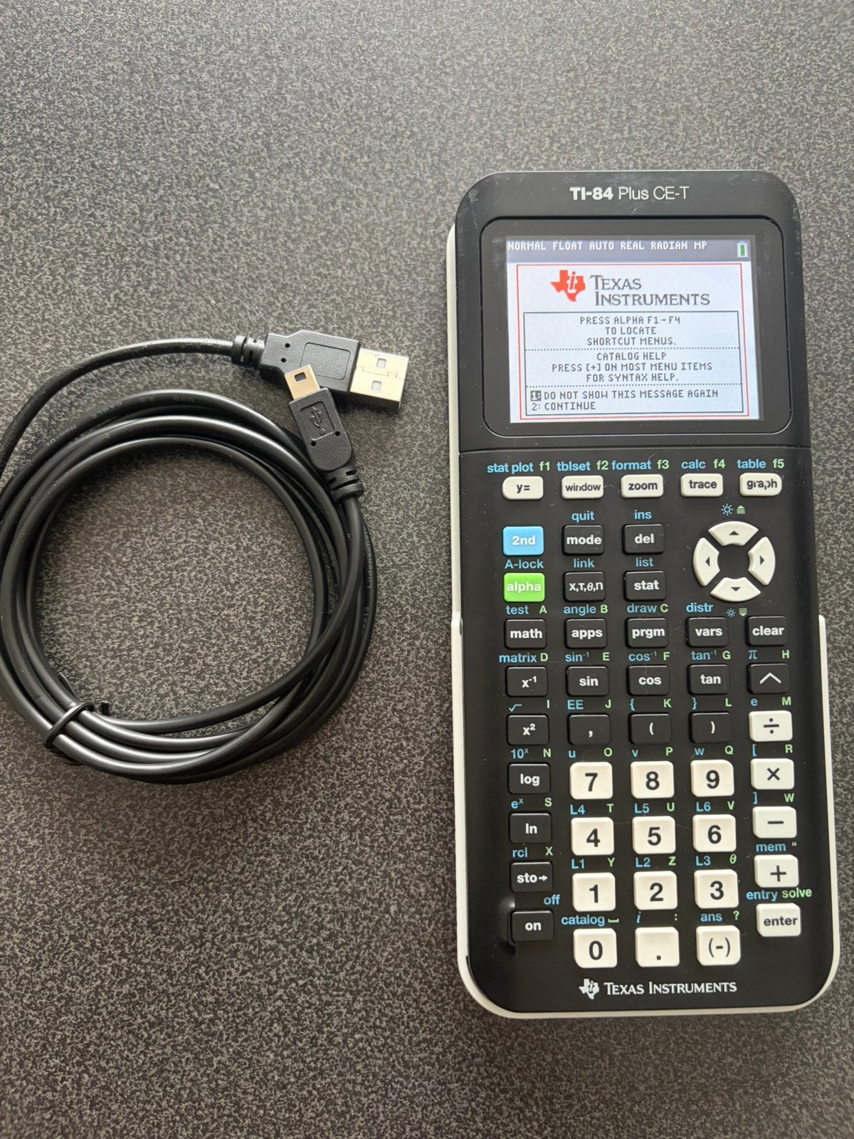 Grafische rekenmachine Texas Instruments TI-84 plus CE-T, Ophalen, Grafische rekenmachine