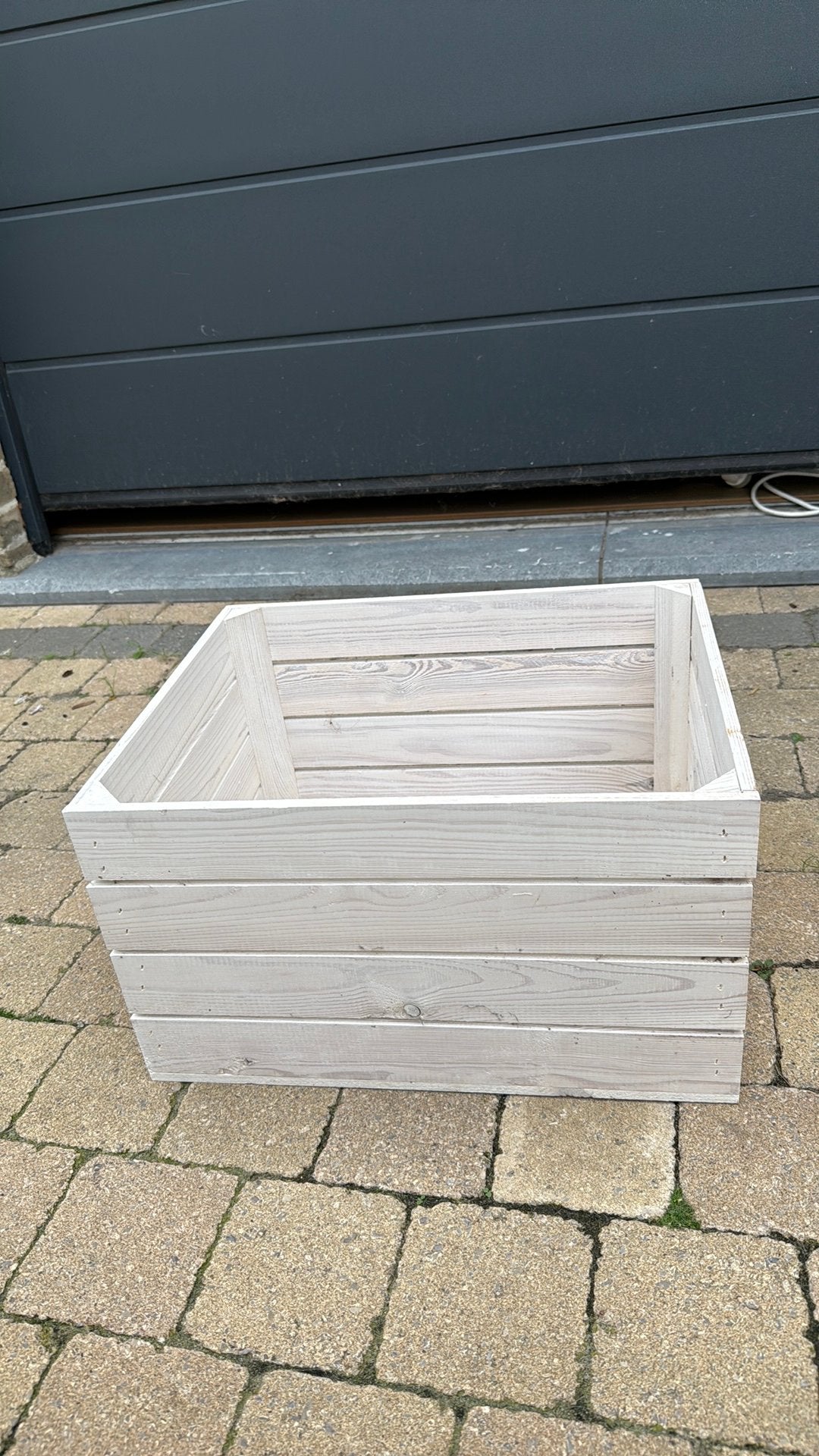 Kratten wit 5 stuks beschikbaar, Ophalen, Gebruikt