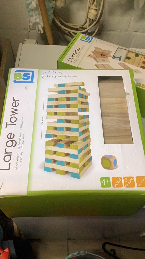 BS toys reuze jenga, Ophalen of Verzenden, Zo goed als nieuw, Overige typen