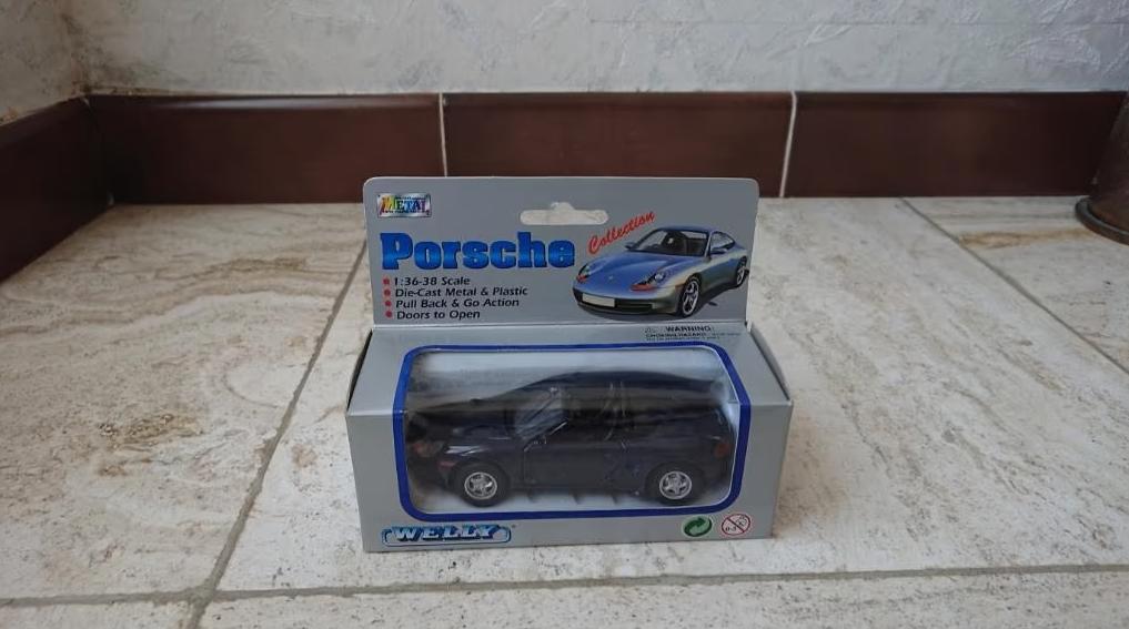 1/32 Porsche 986 Boxster Miniature Welly, Enlèvement ou Envoi, Neuf, Voiture, Autres marques