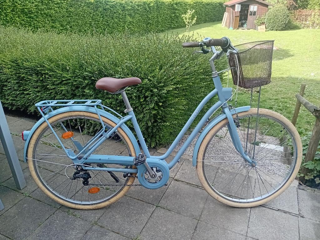 Meisjesfiets/Damesfiets Elops, Fietsen en Brommers, Ophalen, Gebruikt, Overige merken, Versnellingen