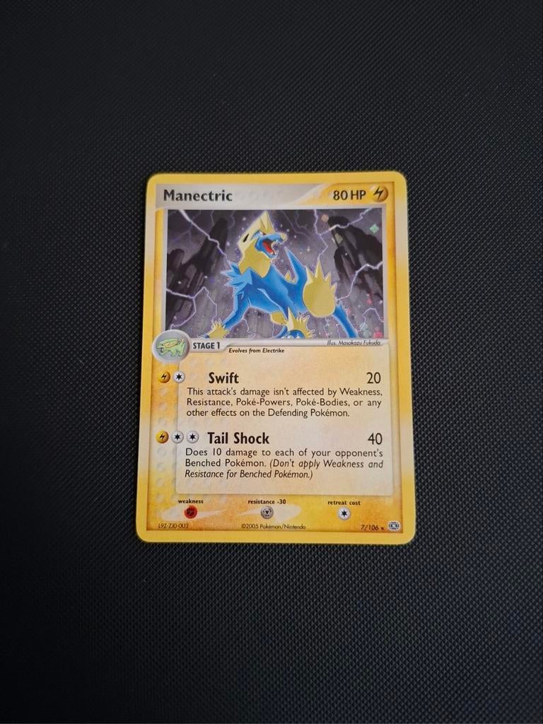 Manectric vintage Pokemon kaart clean, Hobby en Vrije tijd, Ophalen of Verzenden