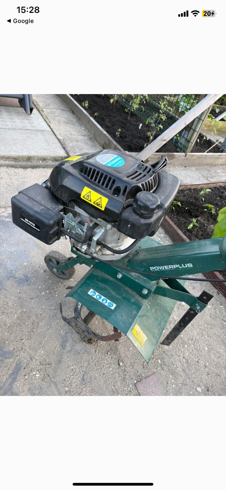 Powerplus tuinfrees, Ophalen, Zo goed als nieuw, Tuinfrees