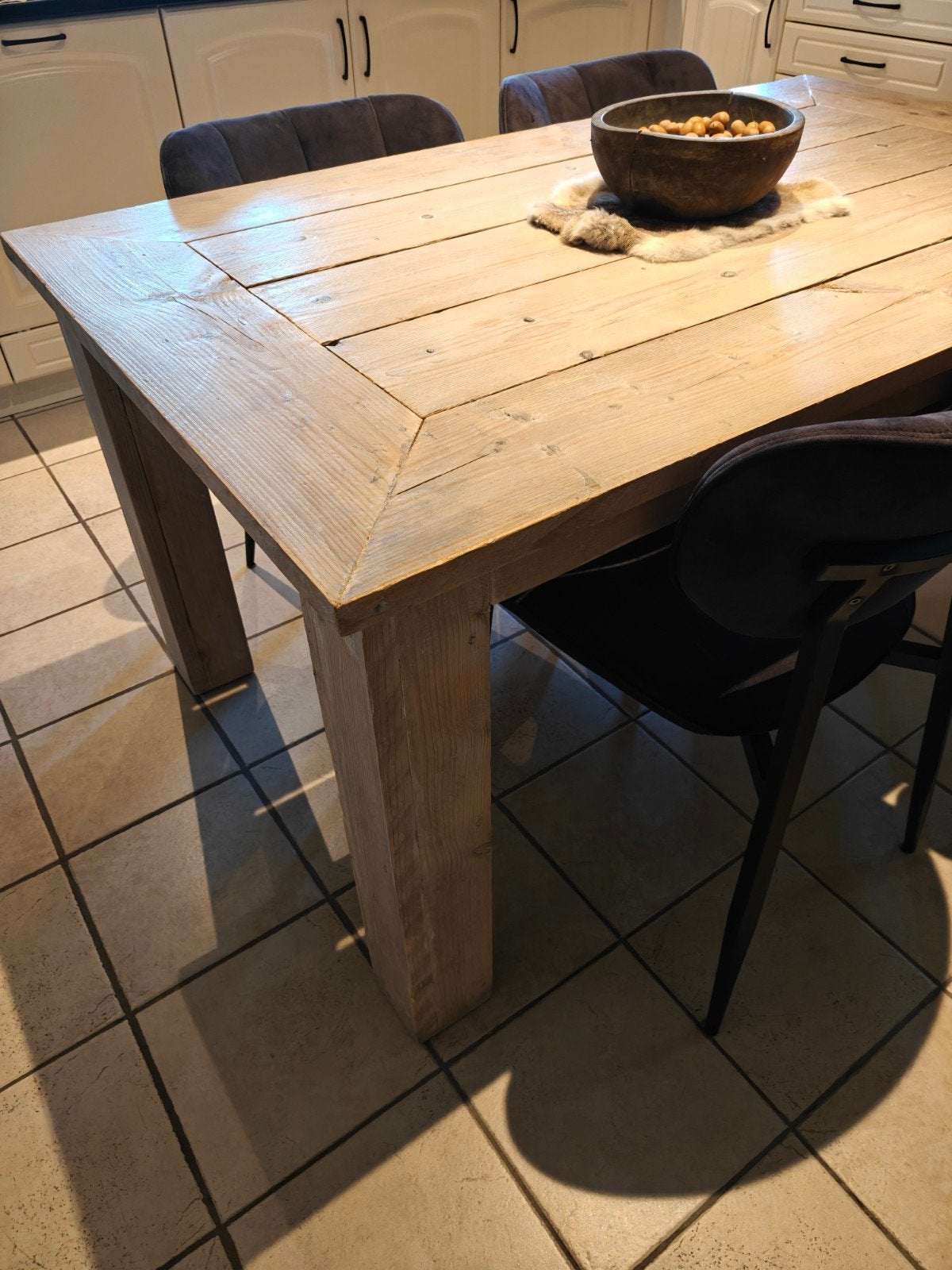 Tafel keukentafel steigerhout., Ophalen