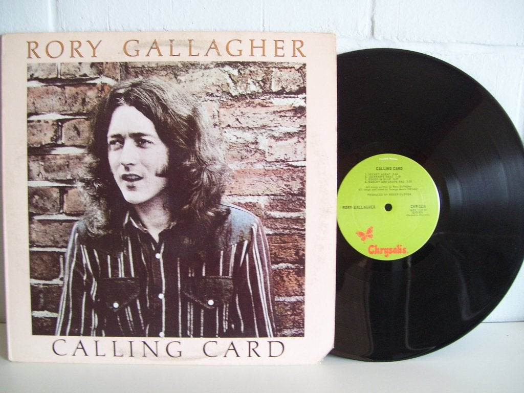 RORY GALLAGHER  calling card, 12 pouces, Enlèvement ou Envoi, Avec pochette intérieure, Utilisé