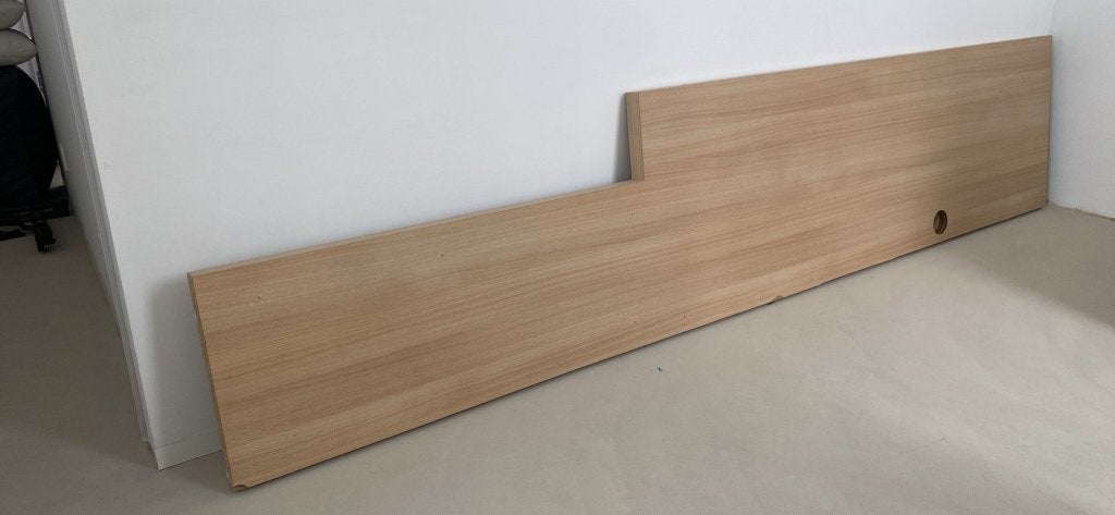 Bureaublad in laminaat - moet snel weg!, Maison & Meubles, Bureaux, Scandinave, Autres marques, Autres types, 280 cm
