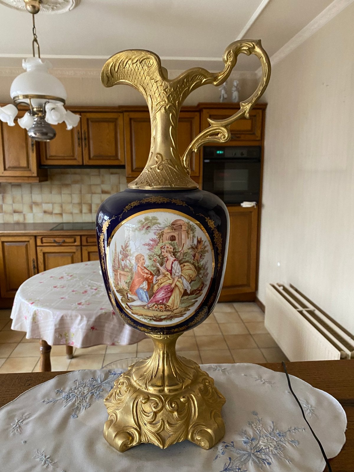 vintage Franse sierkan (aiguière), Ophalen