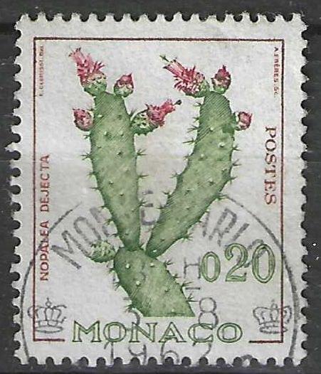 Monaco 1960/1965 - Yvert 543 - Nopalea dejecta - 20 cm (ST), Envoi, Monaco, Affranchi