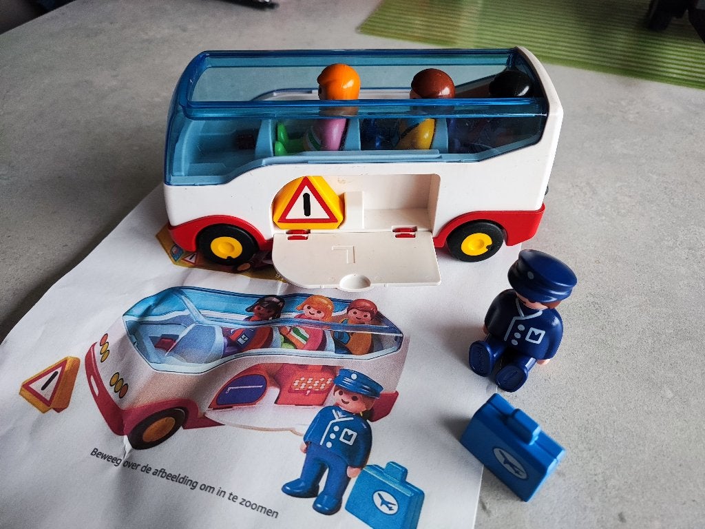 *7(16) PLAYMOBIL luchthaven bus nr 6773  AAN ELK ERNSTIG BOD, Enlèvement, Comme neuf, Ensemble complet