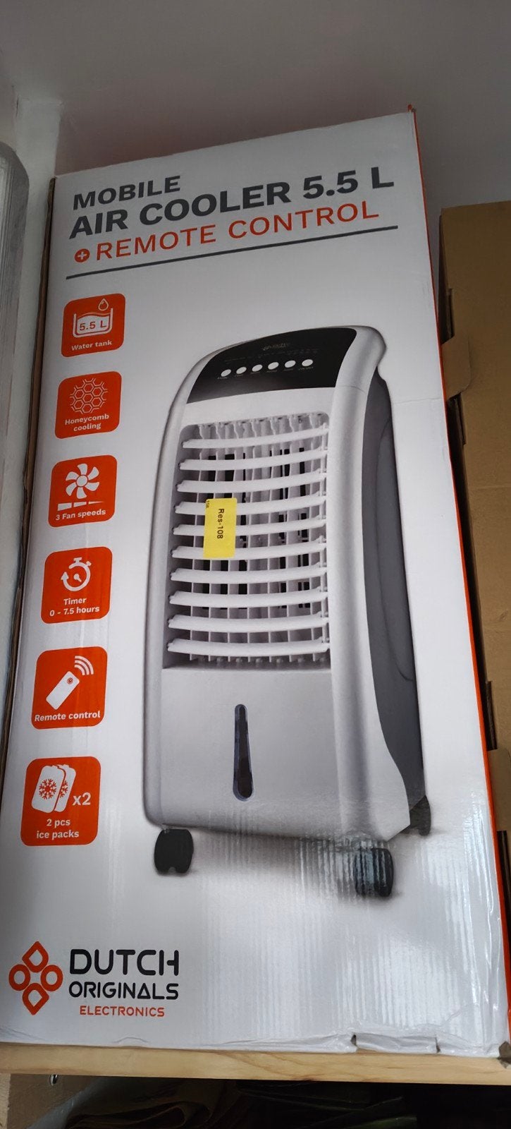 Air cooler ventilator + remote control, Electroménager, Ventilateurs, Enlèvement, Ventilateur avec télécommande, Comme neuf, Ventilateur de sol