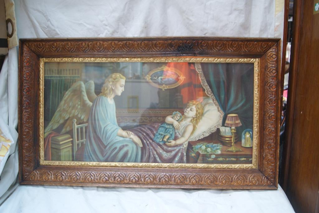 Oude religieuze kader., Antiek en Kunst, Ophalen