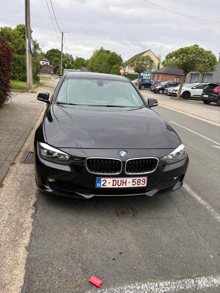 BMW 318d, Auto's, BMW, Achterwielaandrijving, Zwart, 4 cilinders, Zwart