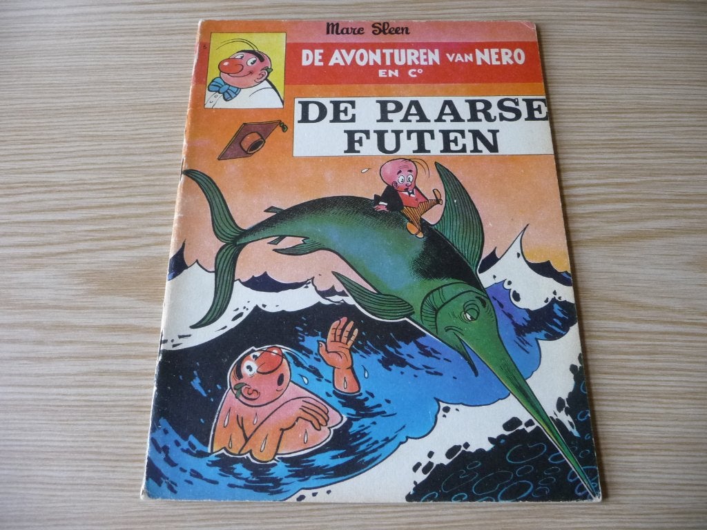 Nero - 6. De paarse futen EERSTE DRUK €16, Boeken, Stripverhalen, Marc Sleen, Eén stripboek, Ophalen of Verzenden, Zo goed als nieuw